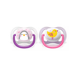 Philips Avent Ultra Air Pacifier (0-6 M Girl) - SCF080/06