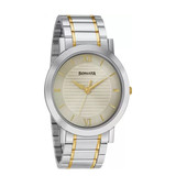 Sonata Stainless Steel Men's Watch 77108BM01