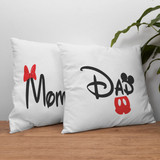 "Mom & Dad" Design Couple Cushion