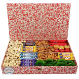 Assortment Box of Dry Nuts, Dry Fruits and Chocolates