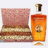 Gurkhas & Guns Whisky with Mix Dry Nuts Box