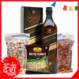 Dry Nuts With Whisky & Haldiram Namkeen