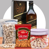 Johnnie Walker Double Black, Dry Nuts & Namkeen Combo