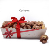 Roasted Cashews in a Paper Container