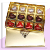Elegant Box Filled with Delicious Gourmet Chocolates (12 Pcs)