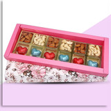 Gourmet Chocolates & Dry Nuts Filled in a Box