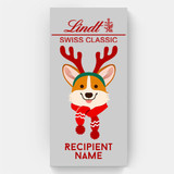 X-mas Lindt Raisins, Roasted Hazelnuts & Almonds Chocolates with Recipient Name