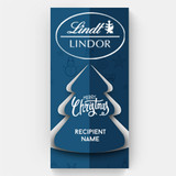 Christmas Lindt Lindor White Chocolate - 100g With Recipient's Name