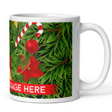 Christmas Theme Ceramic Mug With Personal Message