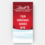 Merry Christmas Wishes Lindt Chocolate 100 g