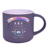 Ceramic Coffee Mug "We Wish You Merry Christmas & New Year" Printed