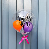 "I Miss You" Design Bobo Balloon 34"