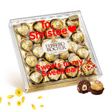 Personalized Name Print on Ferrero Rocher Chocolate 300g