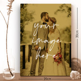 Customized Photo Print on Metal Sheet- Golden