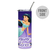 Princess Jasmine Design Name Print Tumbler
