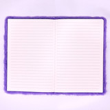 Fluffy Purple Unicorn Diary for Girls