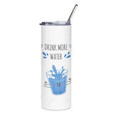Drink More Water Printed Water Bottle/Tumbler
