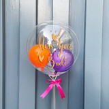 Bobo Balloon With Miss you Text and Mini Balloons Inside