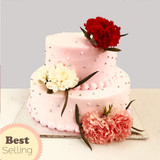 Dual Layer Strawberry Cake From Crave Bakery (3lbs)