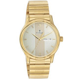 Titan Brass Case Champagne Dial Analog Watch for Men (1580YM05) Titan Brass Case Champagne Dial Analog Watch for Men (1580YM05)