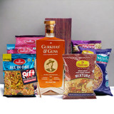 Gurkhas & Guns Whisky 750ml with Namkeen Snacks Combo
