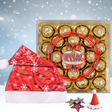 Personalized Ferrero Rocher Chocolate Box with Santa Cap