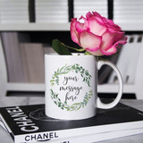 Custom Message Printed Mug Gift