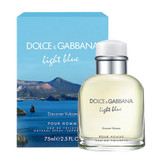 D&G Light Blue Discover Vulcano Pour Homme EDT 75ml Perfume for Him