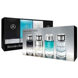 Mercedes-Benz Parfums x Four Eau De Toilette Miniatures 7ml 0.24fl.oz. Perfume Gift Set for Him