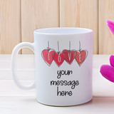 Customized Message White Ceramic Mug