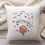 Cute Love Printed Cushion For Your Loved Ones