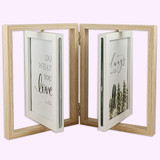 Customized Antique Hinged Four Picture Frame