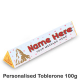 Personalized Name & Message Print on Chocolate Wrapper