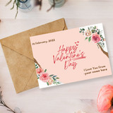 Custom Name Print Card For Special One