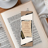 Beautiful Reading Motivational Printed Bookmark
