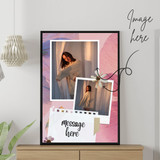 Customized Photo & Message Print Photo Frame
