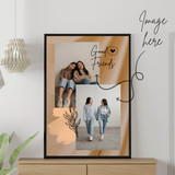 Customized Good Friends Printed Photo Frame