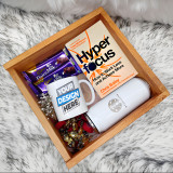Book With Chocolates, Mug and Name Print Tumbler