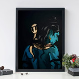 Message Print A4 Photo Frame with Lord Shiva Photo