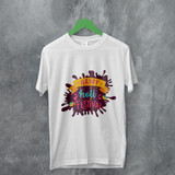 'Happy Holi' Splash Printed T-shirt For Holi Festival