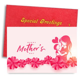 Mother's Day Special Card with Flower Design Mother's Day Special Card with Flower Design