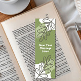 Customized New Year Bookmark