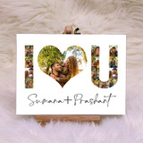 "I Love You" Photo Printed Canvas