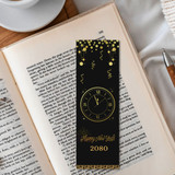 Watch Design New Year printed Bookmark