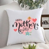 Heart Printed Mother's Day Cushion