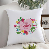 Floral Printed Mother's Day Cushion