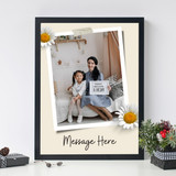 Cute Customized Photo & Message Print Photo Frame