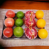 Melamine Tray With Fresh Mixed Fruits