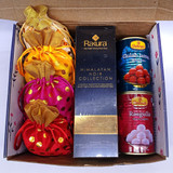 Dry Nuts, Tea Collection & Haldiram's Sweets in a Surprise Box