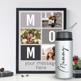 Combo Of Personalised Photo Frame & Sipper Bottle